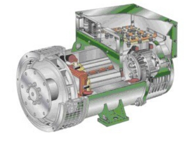 芦溪发电机内部结构图
